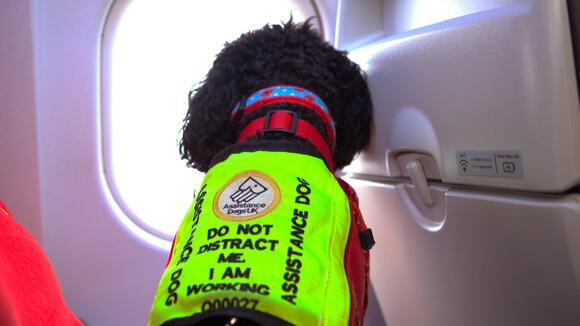 British Airways Helps Former Police Officer Achieve His Ambition Of Flying Again, 15 Years After He Suffered Life-Changing Injuries On Duty – Accompanied By His Service Dog Lily